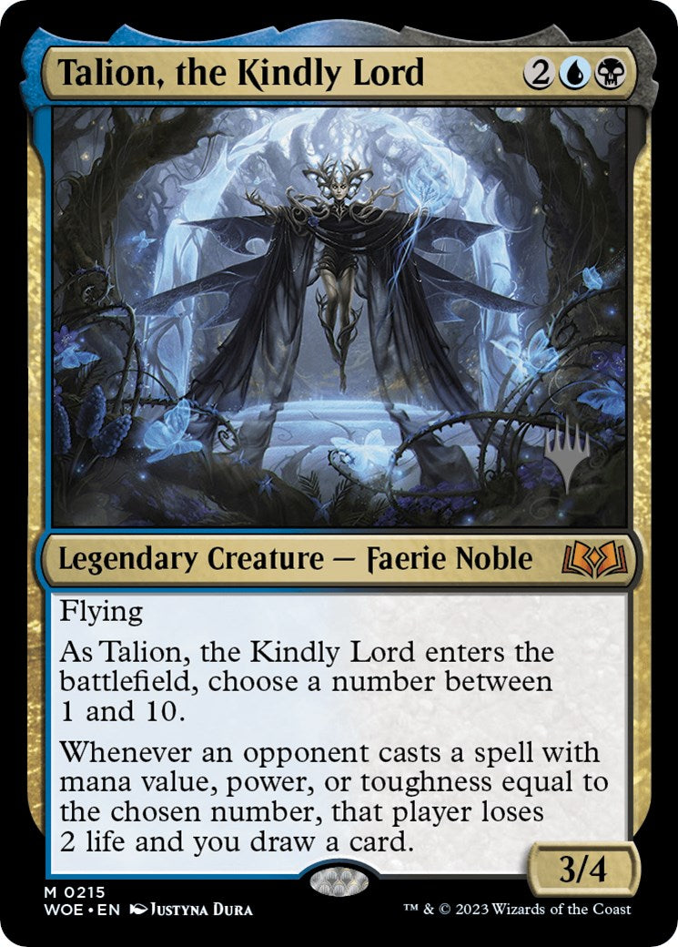 Talion, the Kindly Lord (Promo Pack) [Wilds of Eldraine Promos] Foil