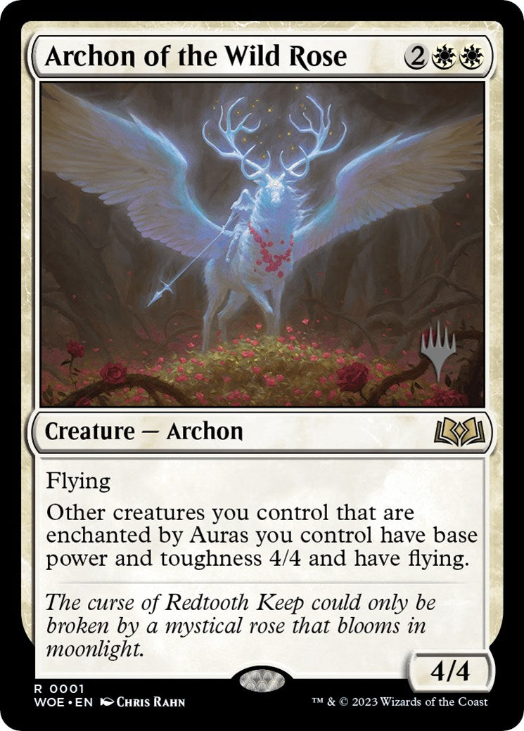 Archon of the Wild Rose (Promo Pack) [Wilds of Eldraine Promos] Foil