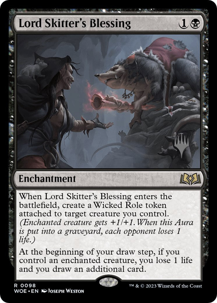 Lord Skitter's Blessing (Promo Pack) [Wilds of Eldraine Promos] Foil