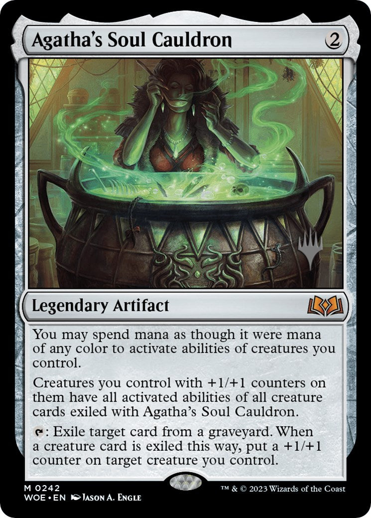 Agatha's Soul Cauldron (Promo Pack) [Wilds of Eldraine Promos] Foil