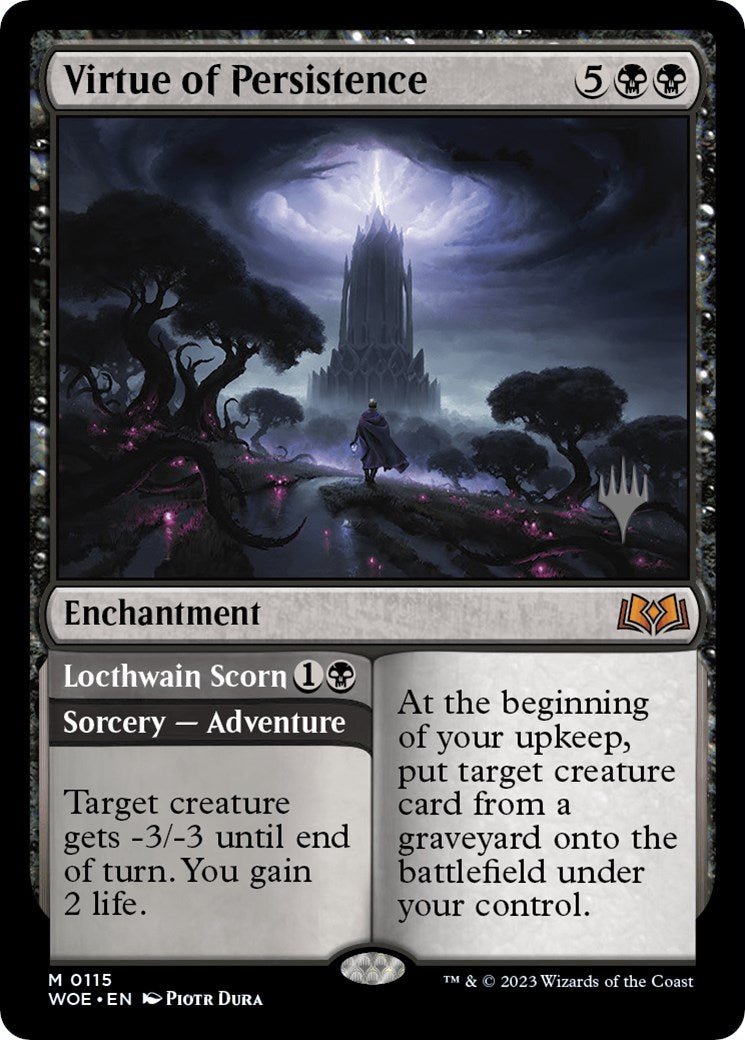 Virtue of Persistence (Promo Pack) [Wilds of Eldraine Promos] Foil