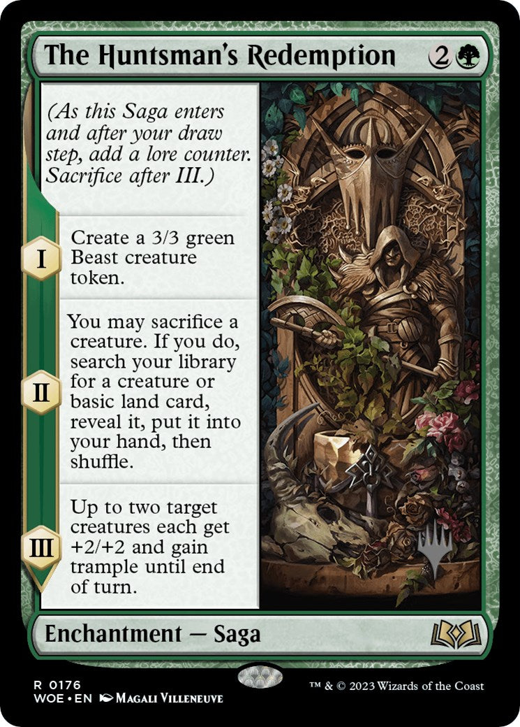 The Huntsman's Redemption (Promo Pack) [Wilds of Eldraine Promos] Foil