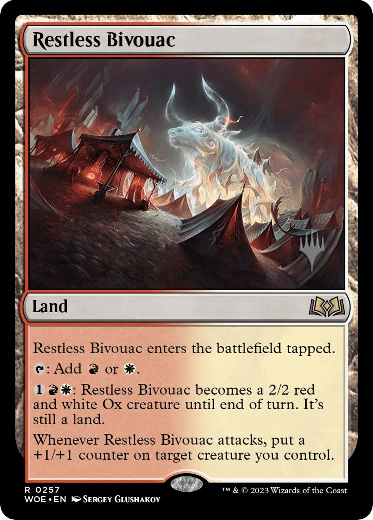 Restless Bivouac (Promo Pack) [Wilds of Eldraine Promos] Foil
