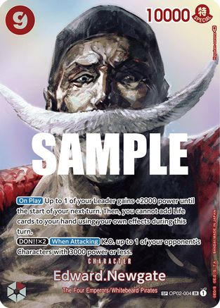Edward.Newgate (SP) (OP02-004) - [Kingdoms of Intrigue] Foil