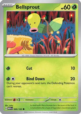 Bellsprout (069/165) [Scarlet & Violet 151] Reverse Holofoil