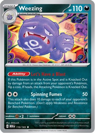 Weezing (110/165) [Scarlet & Violet 151] Reverse Holofoil