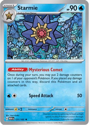 Starmie (121/165) [Scarlet & Violet 151] Reverse Holofoil