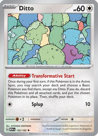 Ditto (132/165) [Scarlet & Violet 151] Reverse Holofoil