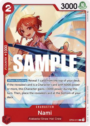 Nami (OP04-011) - [Kingdoms of Intrigue]