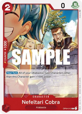 Nefeltari Cobra (OP04-012) - [Kingdoms of Intrigue]