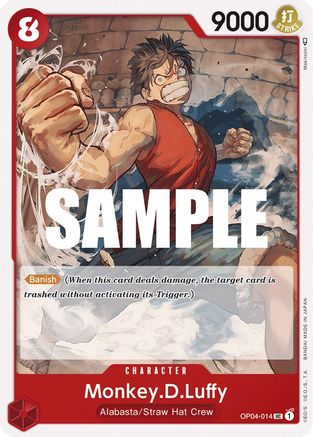 Monkey.D.Luffy (014) (OP04-014) - [Kingdoms of Intrigue]