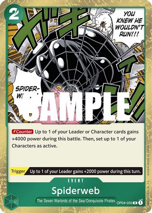 Spiderweb (OP04-035) - [Kingdoms of Intrigue] Foil