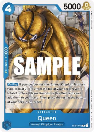 Queen (046) (OP04-046) - [Kingdoms of Intrigue]