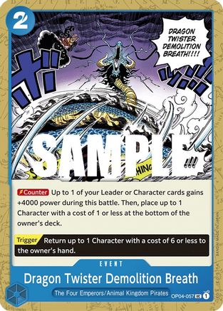 Dragon Twister Demolition Breath (OP04-057) - [Kingdoms of Intrigue]