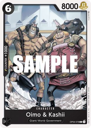 Oimo & Kashii (OP04-078) - [Kingdoms of Intrigue]