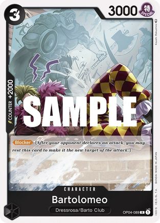 Bartolomeo (OP04-089) - [Kingdoms of Intrigue] Foil