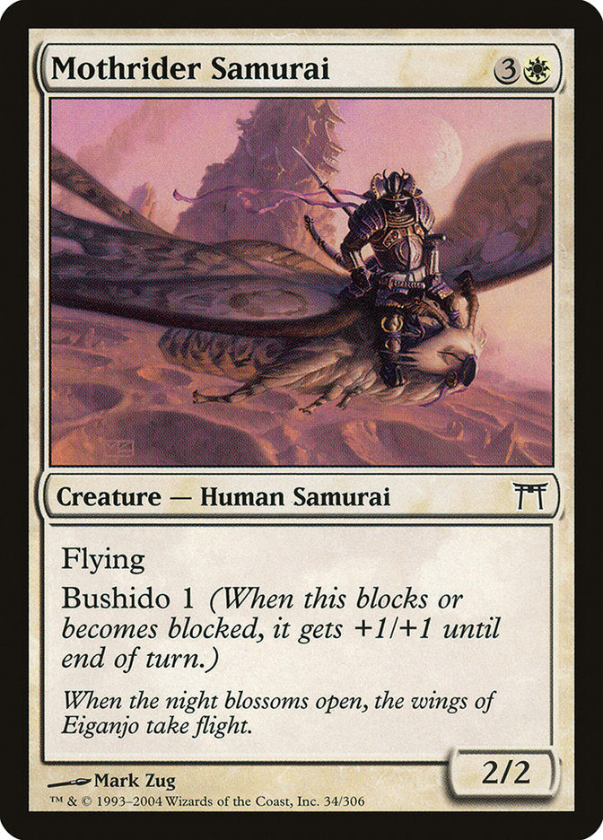 Mothrider Samurai [Champions of Kamigawa] Foil