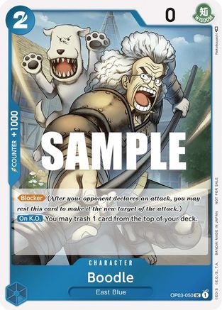 Boodle (Dash Pack) (OP03-050) - [Kingdoms of Intrigue] Foil