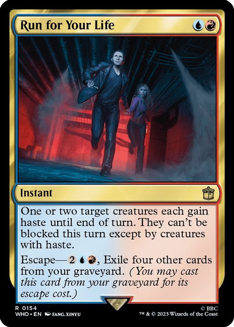 Run for Your Life [Doctor Who] Foil