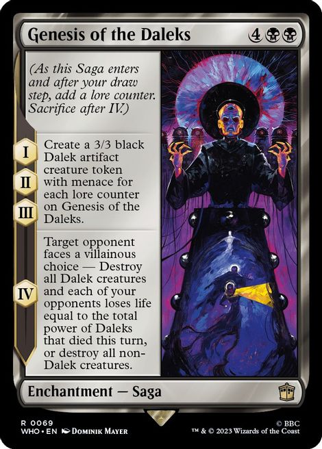 Genesis of the Daleks [Doctor Who] Foil