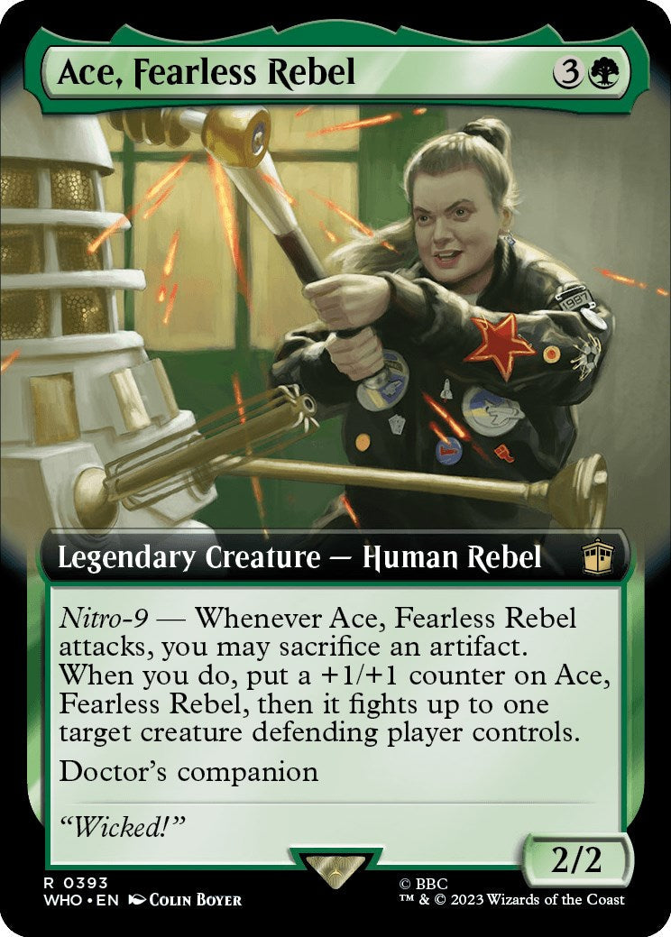 Ace, Fearless Rebel (Extended Art) [Doctor Who] Foil
