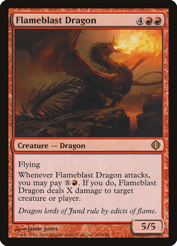 Flameblast Dragon [Shards of Alara] Foil