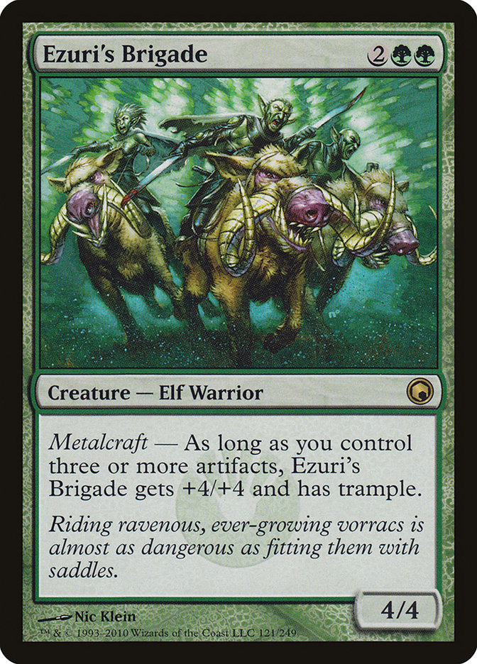 Ezuri's Brigade [Scars of Mirrodin] Foil
