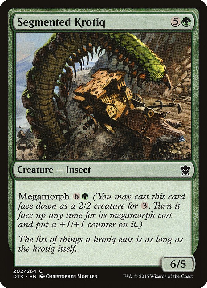 Segmented Krotiq [Dragons of Tarkir] Foil