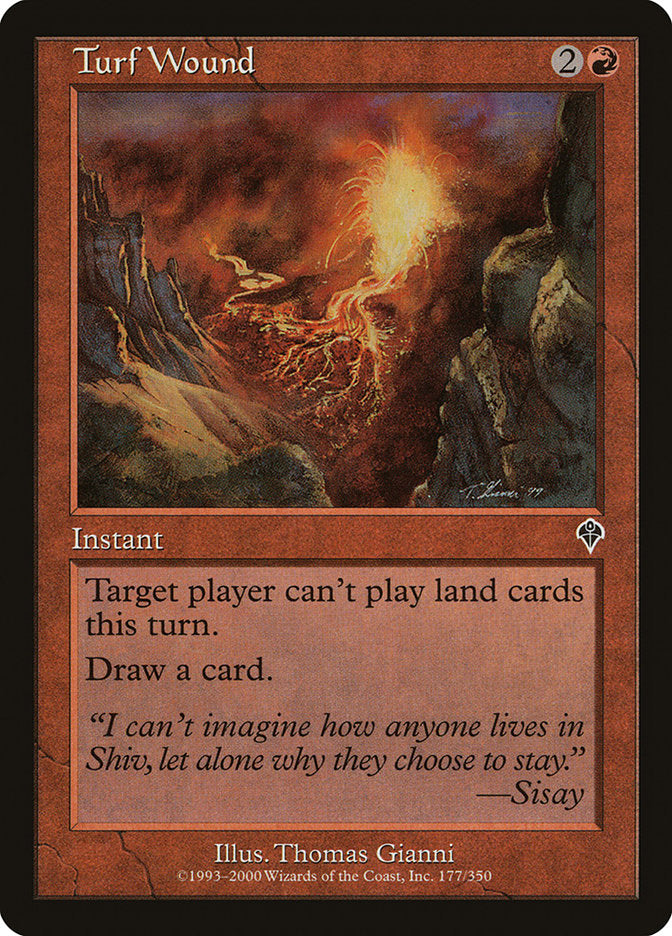 Turf Wound [Invasion] Foil