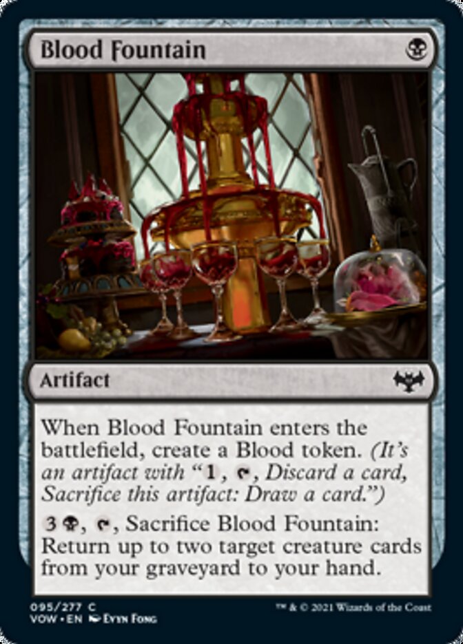 Blood Fountain [Innistrad: Crimson Vow] Foil