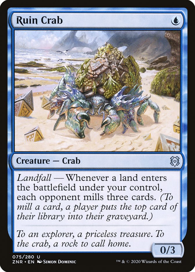 Ruin Crab [Zendikar Rising] Foil