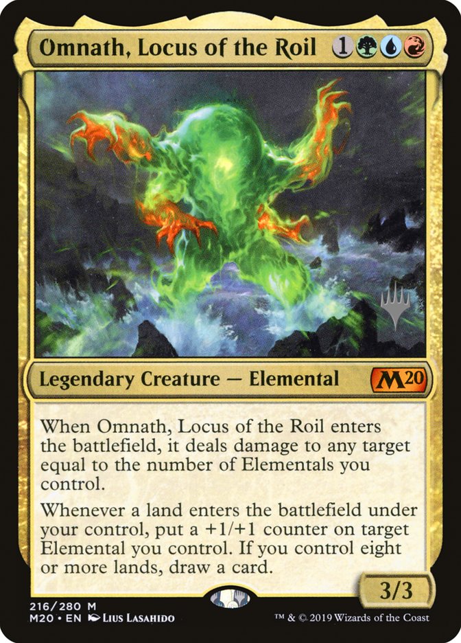 Omnath, Locus of the Roil (Promo Pack) [Core Set 2020 Promos] Foil