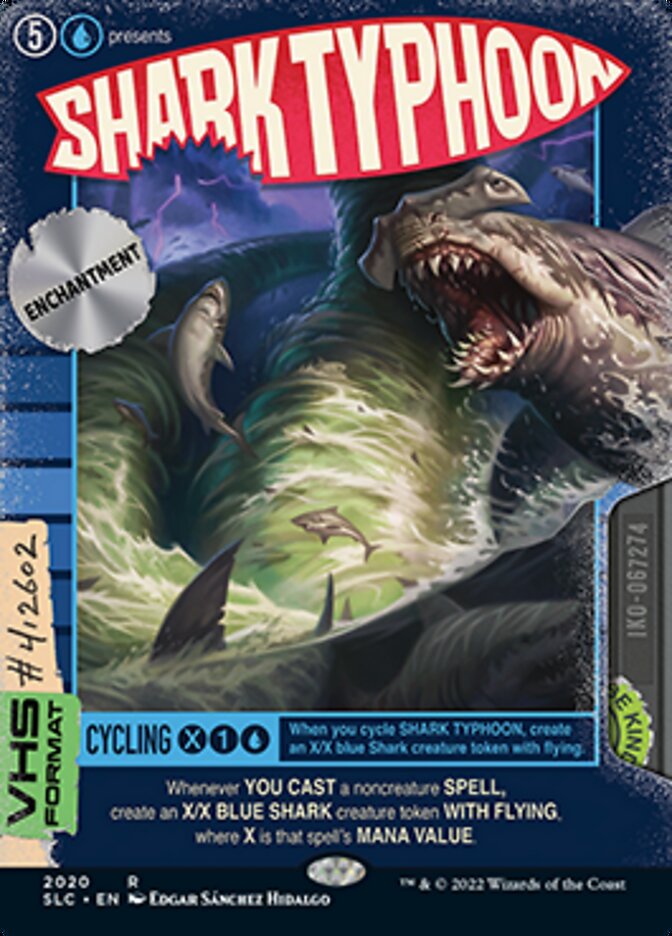 Shark Typhoon (Borderless Alternate Art) [Secret Lair 30th Anniversary Countdown Kit] Foil