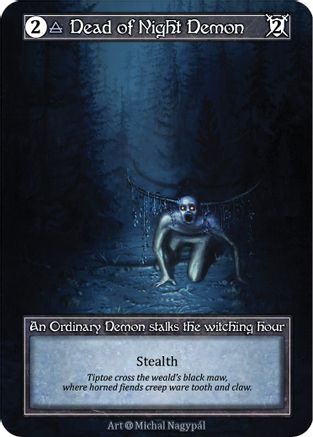 Dead of Night Demon (Foil)  - Alpha Foil