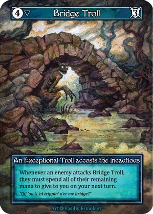 Bridge Troll (Foil)  - Alpha Foil