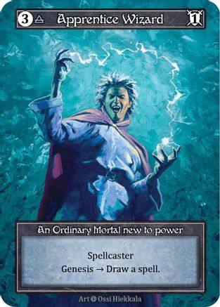Apprentice Wizard (Foil)  - Alpha Foil
