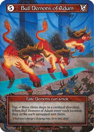 Bull Demons of Adum (Foil)  - Alpha Foil