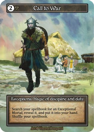 Call to War (Foil)  - Alpha Foil