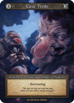 Cave Trolls (Foil)  - Alpha Foil