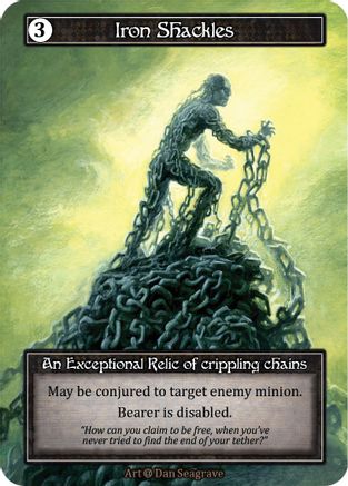 Iron Shackles (Foil)  - Alpha Foil