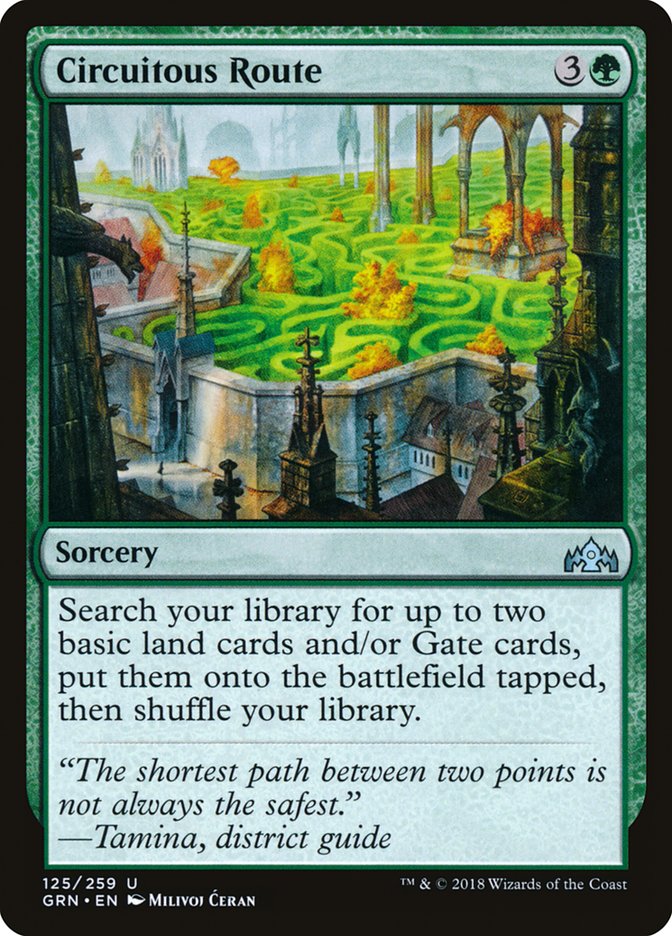 Circuitous Route [Guilds of Ravnica] Foil