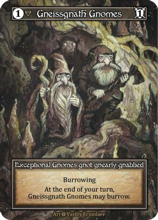 Gneissgnath Gnomes (Foil)  - Alpha Foil