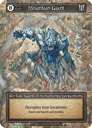 Mountain Giant (Foil)  - Alpha Foil