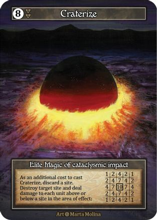 Craterize (Foil)  - Alpha Foil