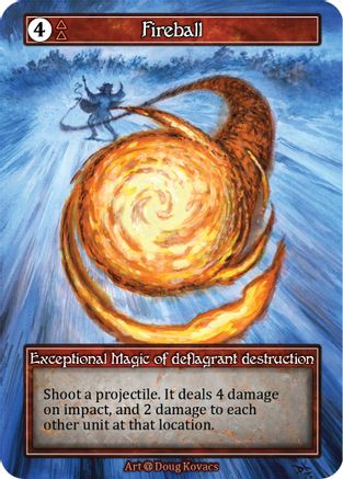 Fireball (Foil)  - Alpha Foil