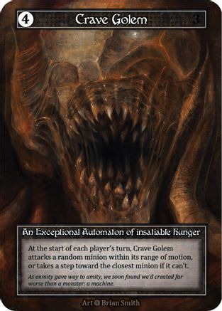 Crave Golem (Foil)  - Alpha Foil