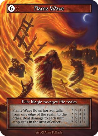 Flame Wave (Foil)  - Alpha Foil