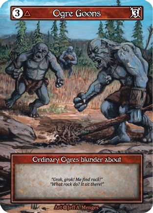 Ogre Goons (Foil)  - Alpha Foil