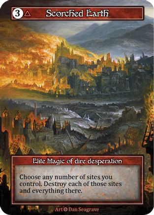 Scorched Earth (Foil)  - Alpha Foil