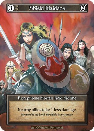 Shield Maidens (Foil)  - Alpha Foil